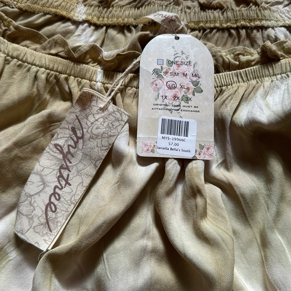 Mystree Tie Dye Off the Shoulder Top - Picture 4 of 6